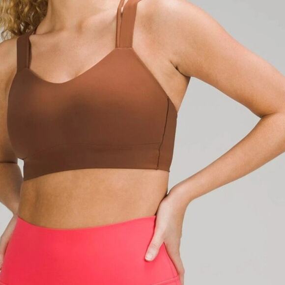 Lululemon Like a Cloud Longline Bra Brown Size 10 (No Tag, D Cup Fit) - Picture 3 of 6